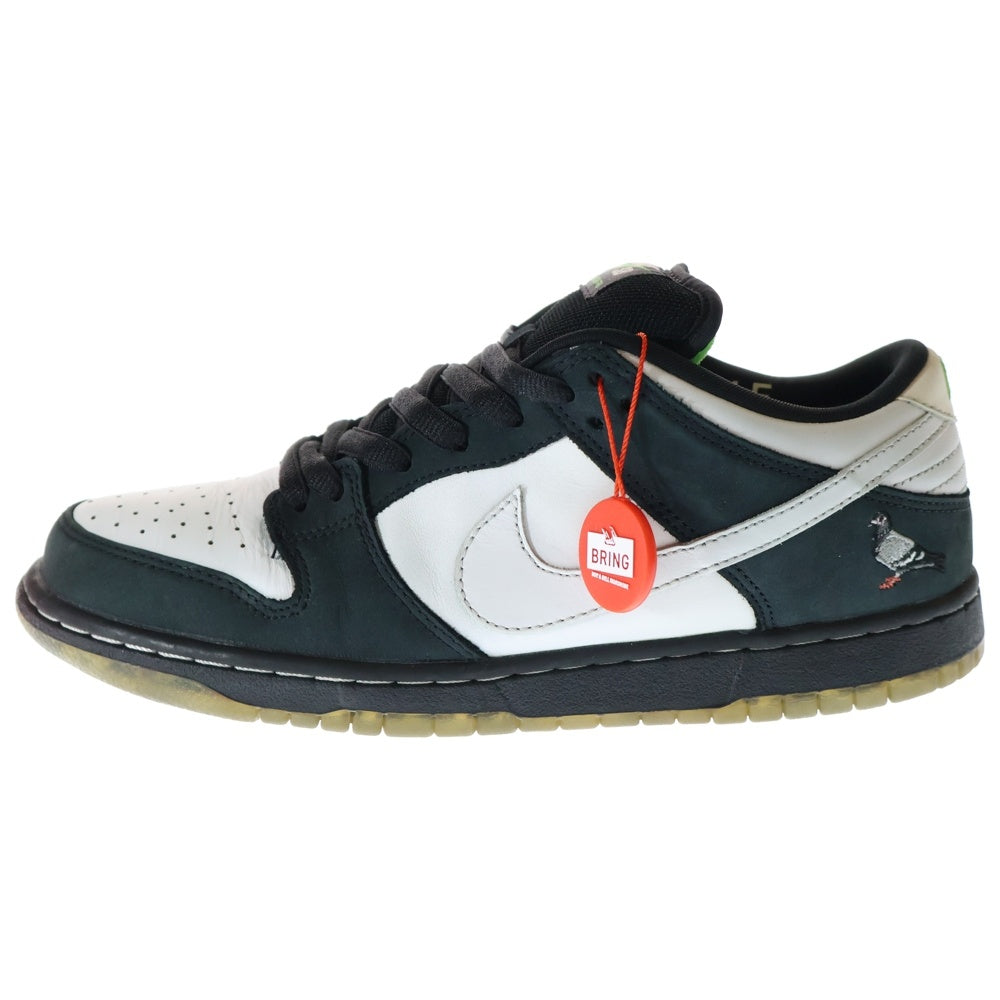 NIKE SB(ナイキエスビー) ×STAPLE DUNK LOW PIGEON BLACK BV1310-013 ステイプル ダンク ピジョン ブラック ローカットスニーカー ブラック/ホワイト US8.5/26.5cm