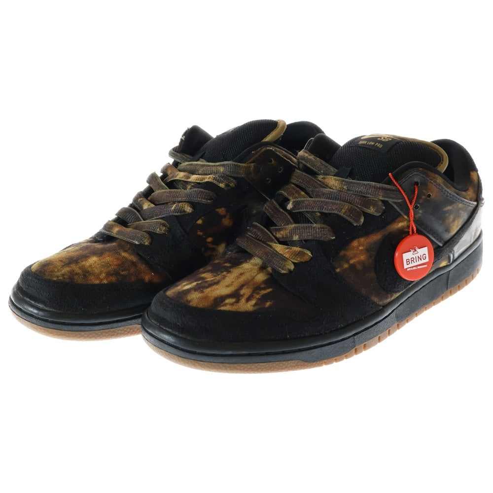 NIKE SB(ナイキエスビー) SB DUNK LOW PUSHEAD II 536356-002 ダンク パスヘッド ローカットスニーカー US9/27.0cm ブラック/イエロー