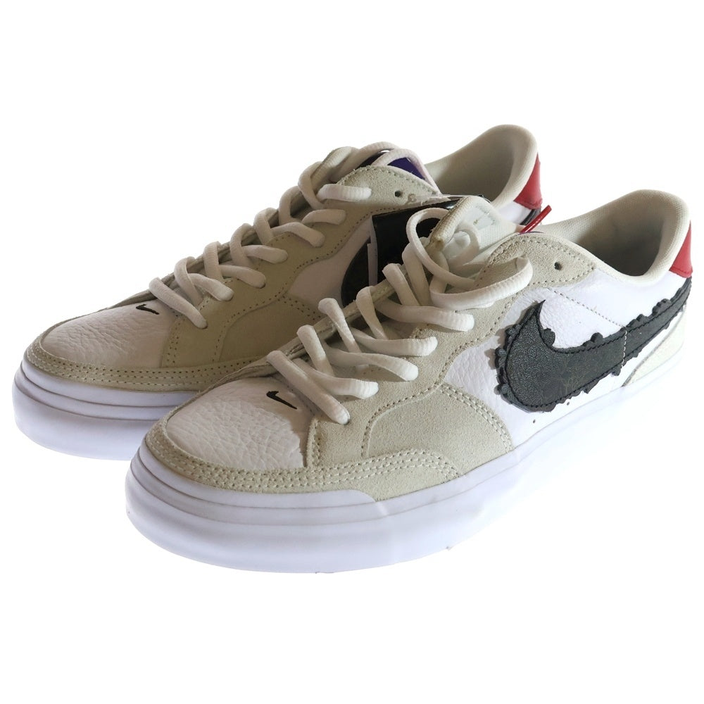 NIKE SB(ナイキエスビー) SKY BROWN WMNS ZOOM POGO PLUS QS スカイ ブラウン ウィメンズ ズーム ポゴ プラス ローカットスニーカー US8/25.0cm ホワイト