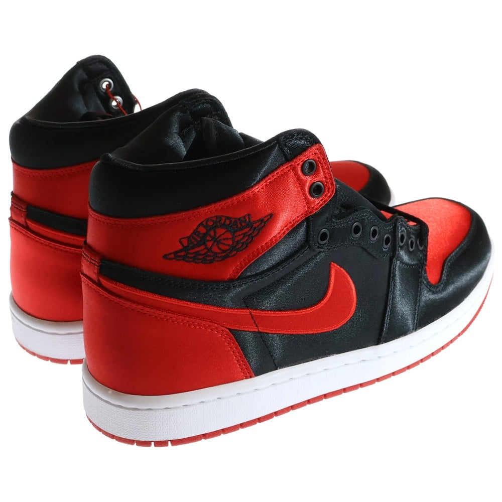 NIKE(ナイキ) WMNS AIR JORDAN1 RETRO HIGH OG FD4810-061 エアジョーダン1 サテンブレッド ハイカットスニーカー US10/27.0cm レッド