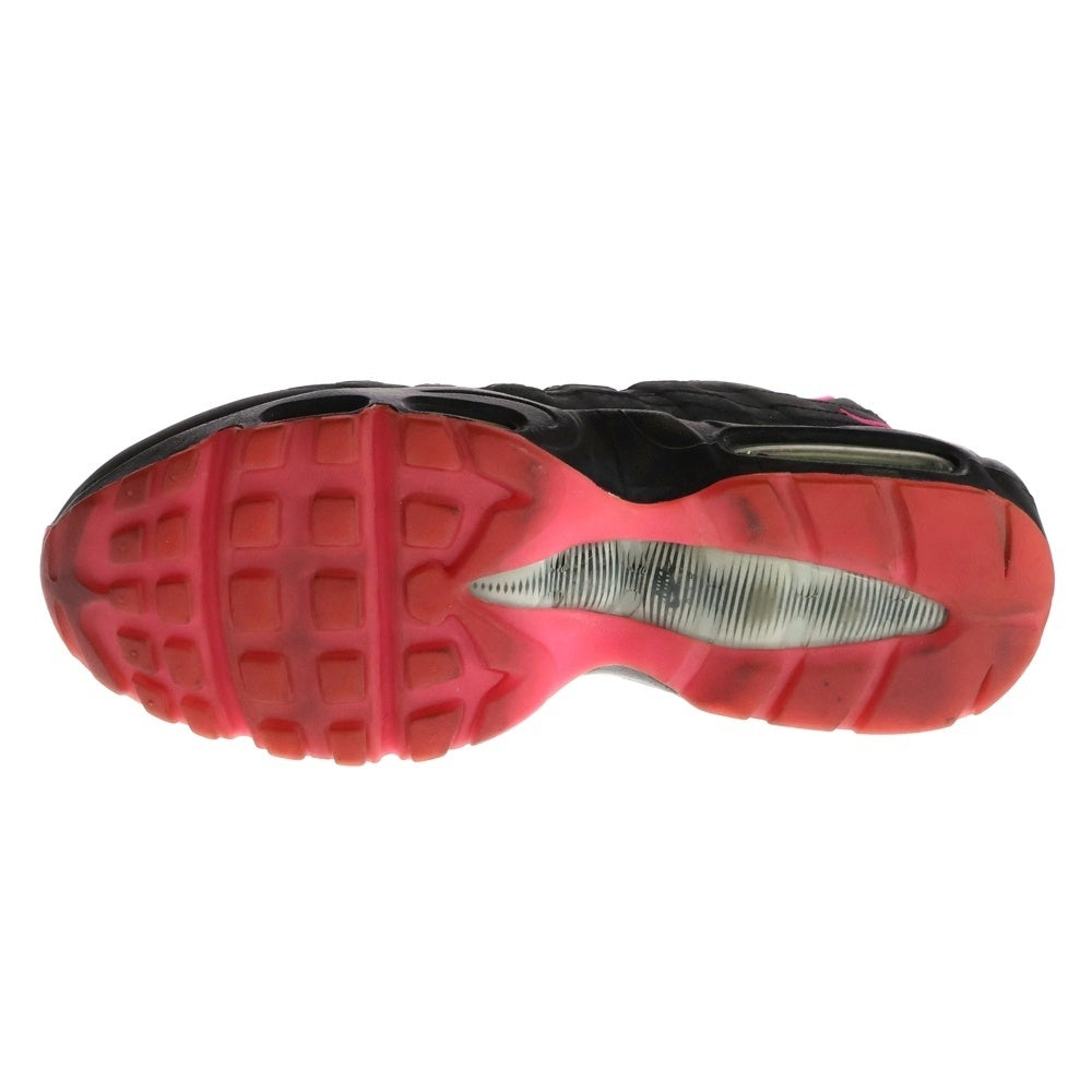 NIKE(ナイキ) AIRMAX 95 ID 818592-993 エアマックス95 ローカットスニーカー ブラック/ピンク US9.5/27.5cm