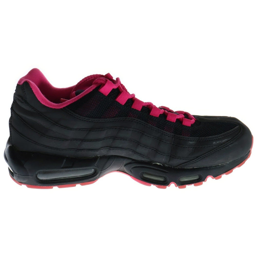 NIKE(ナイキ) AIRMAX 95 ID 818592-993 エアマックス95 ローカットスニーカー ブラック/ピンク US9.5/27.5cm