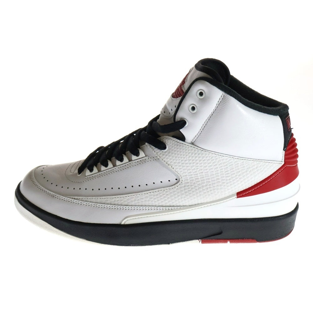 NIKE(ナイキ) AIR JORDAN 2 OG CHICAGO 2022 DX2454-106 エアジョーダン2 OG シカゴ ハイカットスニーカー ホワイト/レッド US10/28.0cm