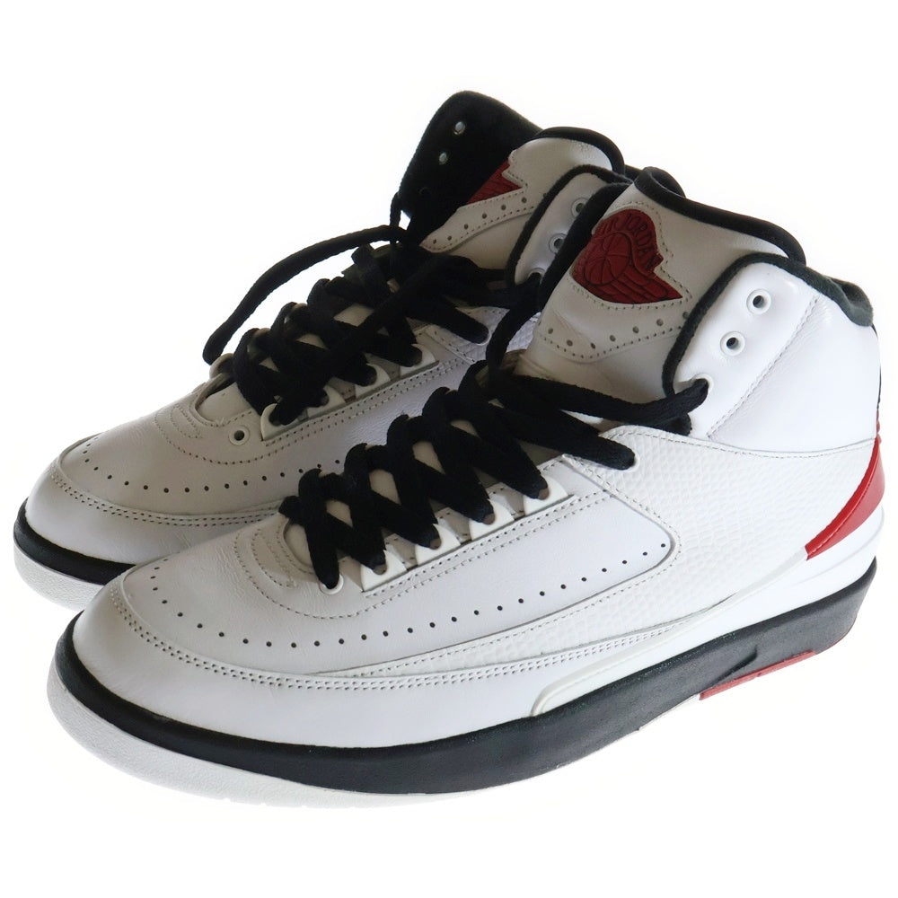 NIKE(ナイキ) AIR JORDAN 2 OG CHICAGO 2022 DX2454-106 エアジョーダン2 OG シカゴ ハイカットスニーカー ホワイト/レッド US10/28.0cm
