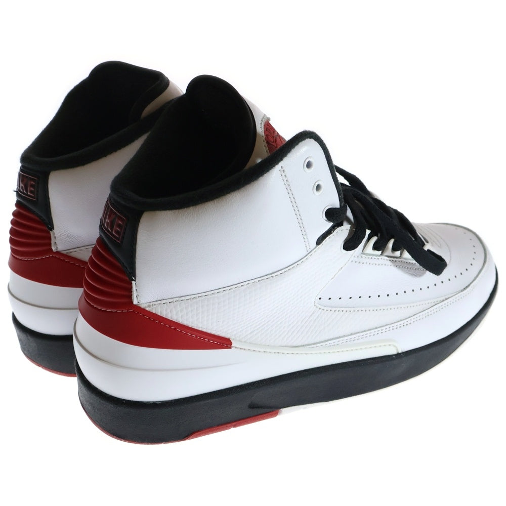 NIKE(ナイキ) AIR JORDAN 2 OG CHICAGO 2022 DX2454-106 エアジョーダン2 OG シカゴ ハイカットスニーカー ホワイト/レッド US10/28.0cm