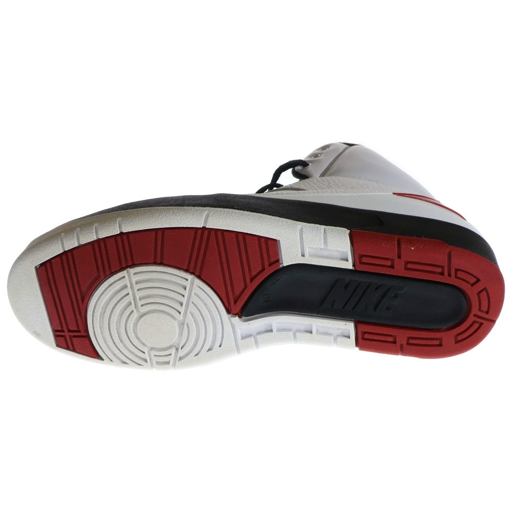 NIKE(ナイキ) AIR JORDAN 2 OG CHICAGO 2022 DX2454-106 エアジョーダン2 OG シカゴ ハイカットスニーカー ホワイト/レッド US10/28.0cm