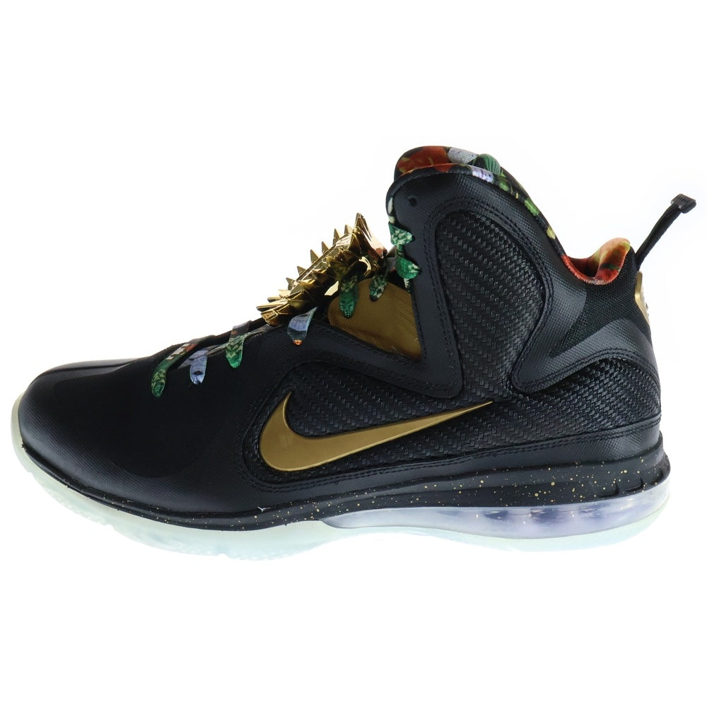 NIKE(ナイキ) LEBRON 9 WATCH THE THRONE DO9353-001 レブロン9 ウォッチザスローン ハイカットスニーカー ブラック US10.5/28.5cm