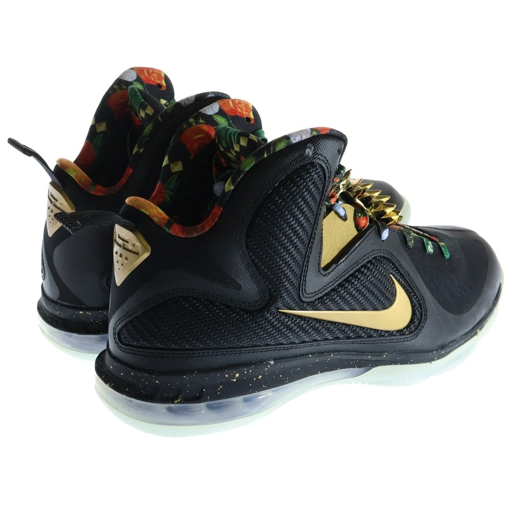 NIKE(ナイキ) LEBRON 9 WATCH THE THRONE DO9353-001 レブロン9 ウォッチザスローン ハイカットスニーカー ブラック US10.5/28.5cm