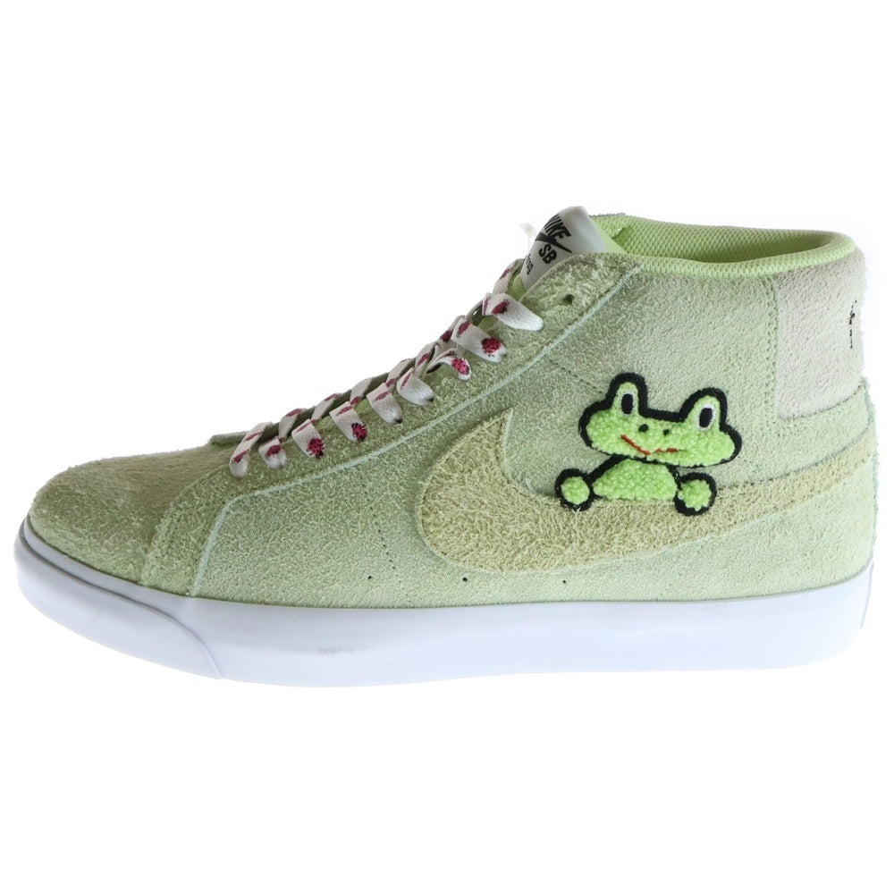 NIKE SB(ナイキエスビー) ×Flog Skateboards QS SB Zoom Blazer Mid AH6158-300 フロッグ スケートボード ズーム ブレーザー ミッドカットスニーカー グリーン US10.5/28.5cm