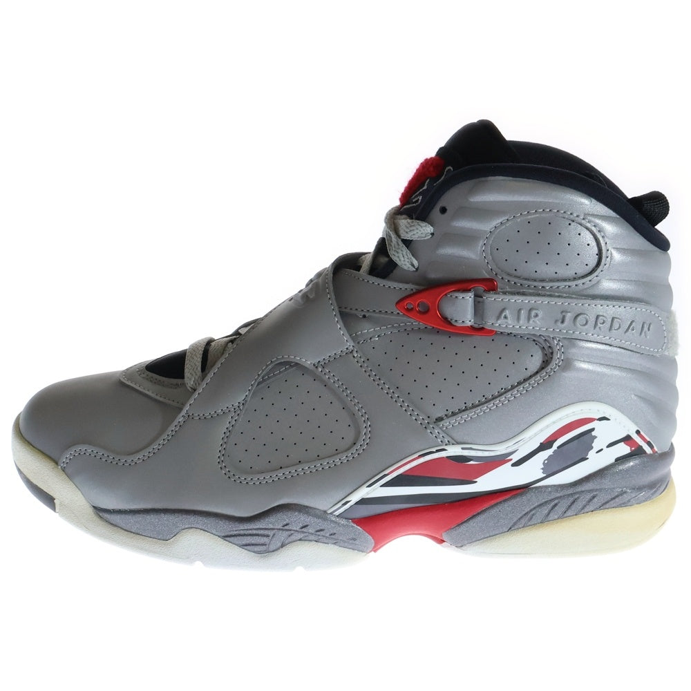 NIKE(ナイキ) AIR JORDAN 8 RETRO SP Reflect Silver CI4073-001 エアジョーダン8 リフレクトシルバー ハイカットスニーカー シルバー US10/28.0cm