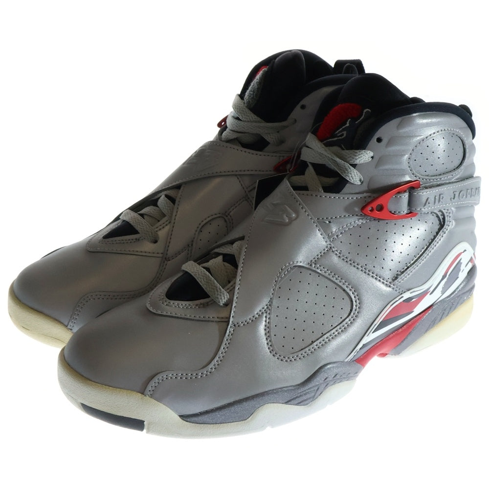 NIKE(ナイキ) AIR JORDAN 8 RETRO SP Reflect Silver CI4073-001 エアジョーダン8 リフレクトシルバー ハイカットスニーカー シルバー US10/28.0cm