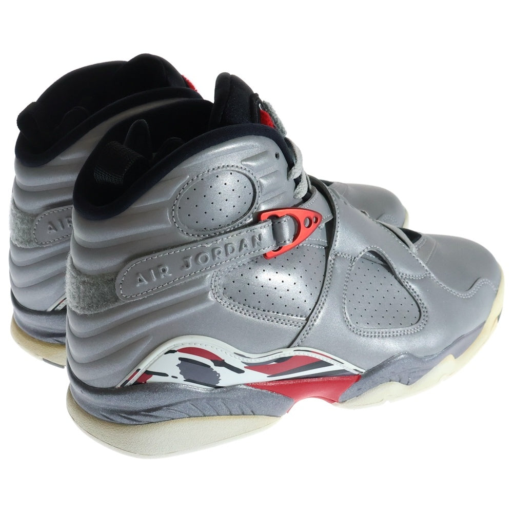 NIKE(ナイキ) AIR JORDAN 8 RETRO SP Reflect Silver CI4073-001 エアジョーダン8 リフレクトシルバー ハイカットスニーカー シルバー US10/28.0cm