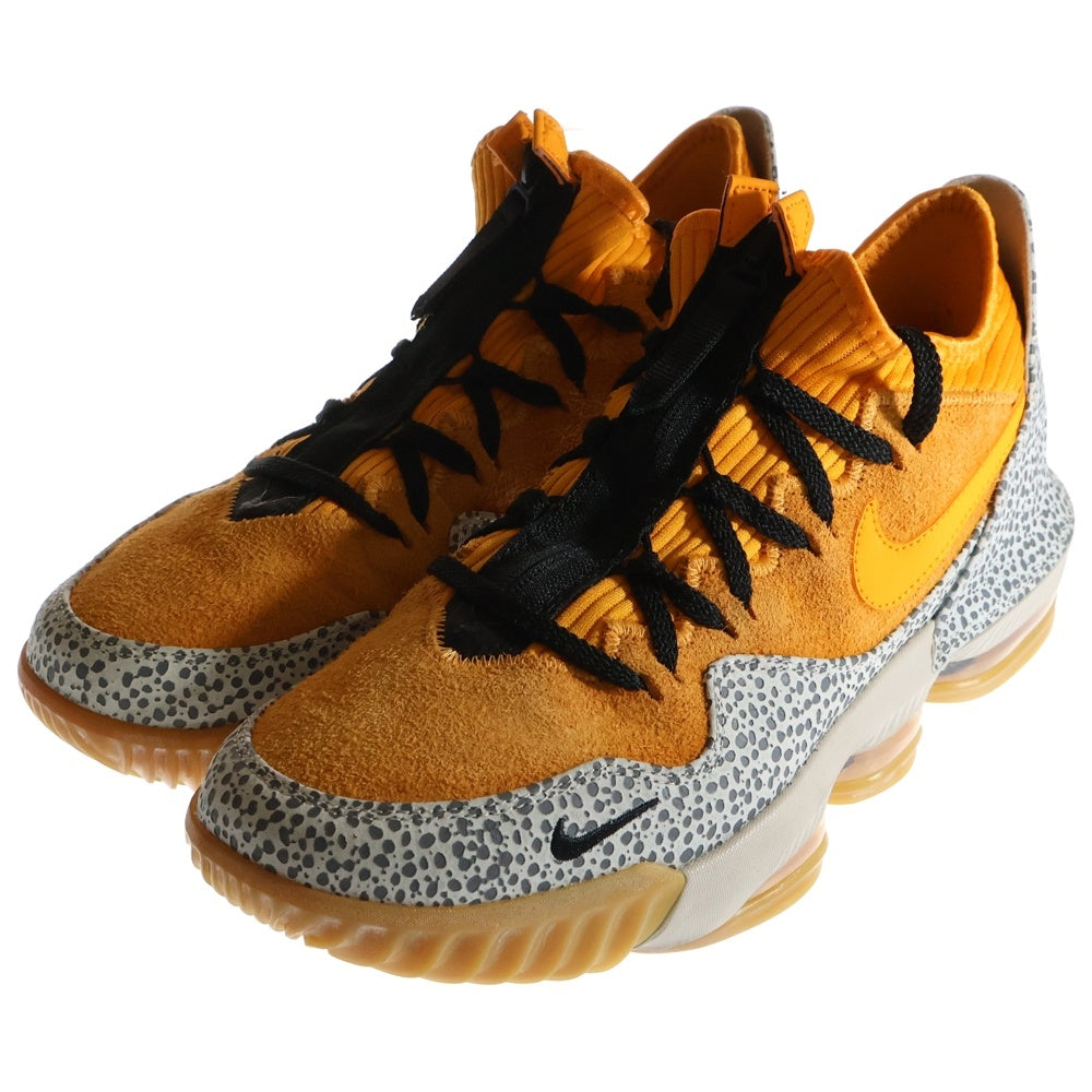 NIKE(ナイキ) ×ATMOS LEBRON 16 LOW CD9471-800 アトモス レブロン ローカットスニーカー オレンジ US10/28.0cm