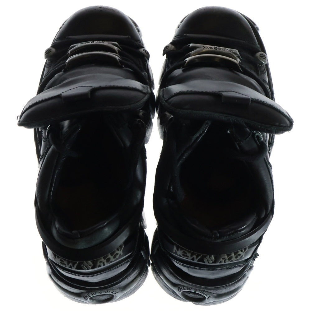NEW ROCK(ニューロック) AMKLE BOOT アンクルブーツ M-106-S1 ブラック レディース