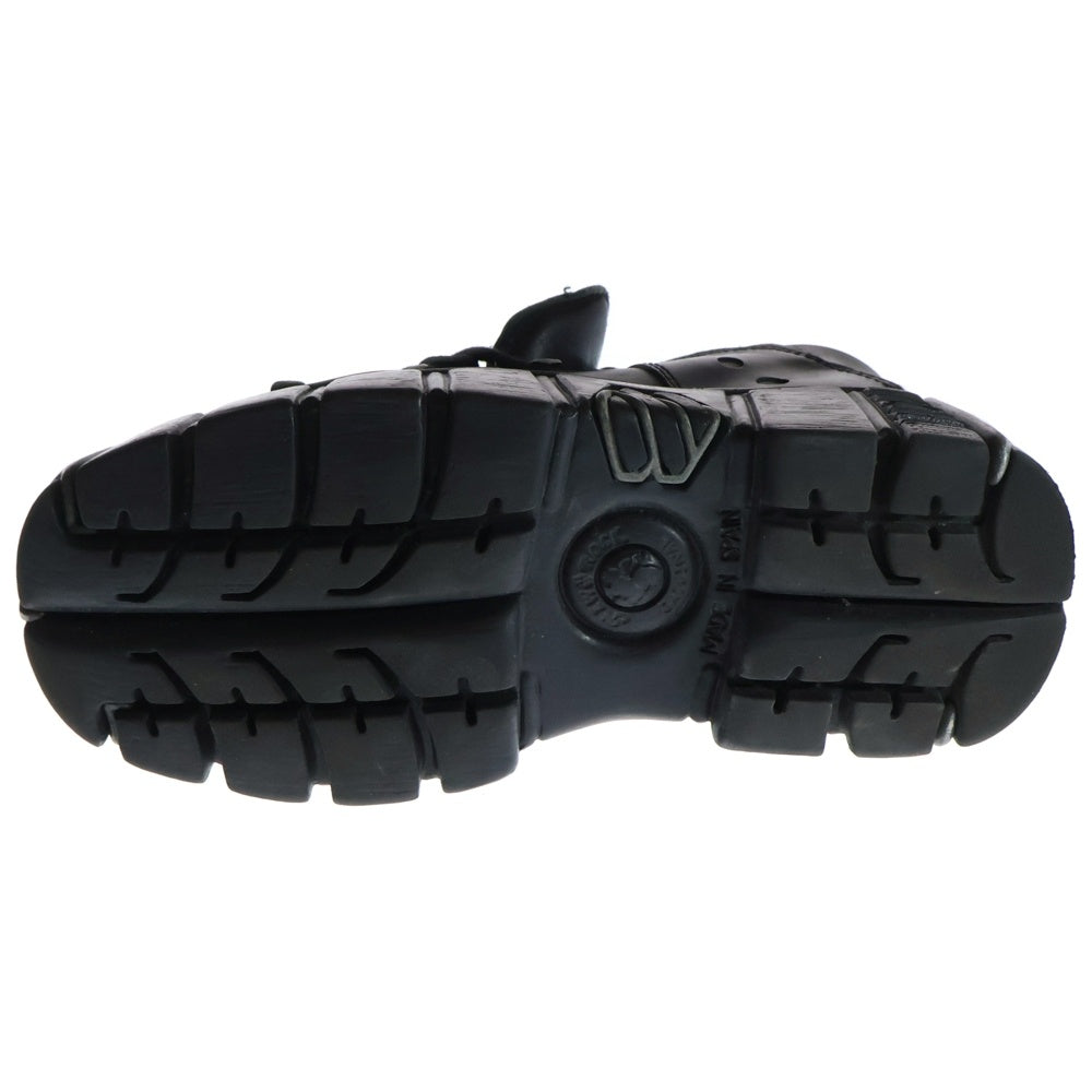 NEW ROCK(ニューロック) AMKLE BOOT アンクルブーツ M-106-S1 ブラック レディース