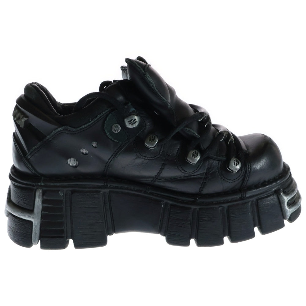 NEW ROCK(ニューロック) AMKLE BOOT アンクルブーツ M-106-S1 ブラック レディース