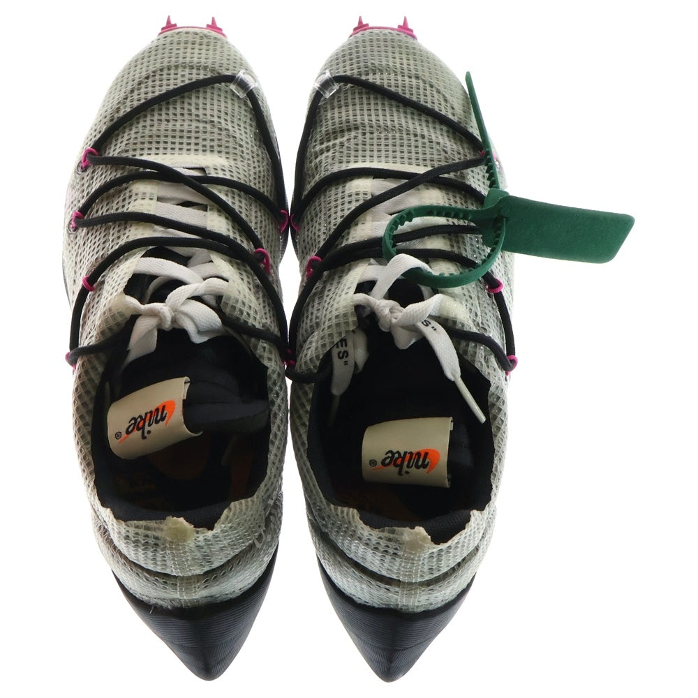 NIKE(ナイキ) ×OFF-WHITE WMNS VAPOR STREET BLACK オフホワイト ウィメンズ ヴェイパーストリート ローカットスニーカー US9/26.0cm ブラック/ピンク