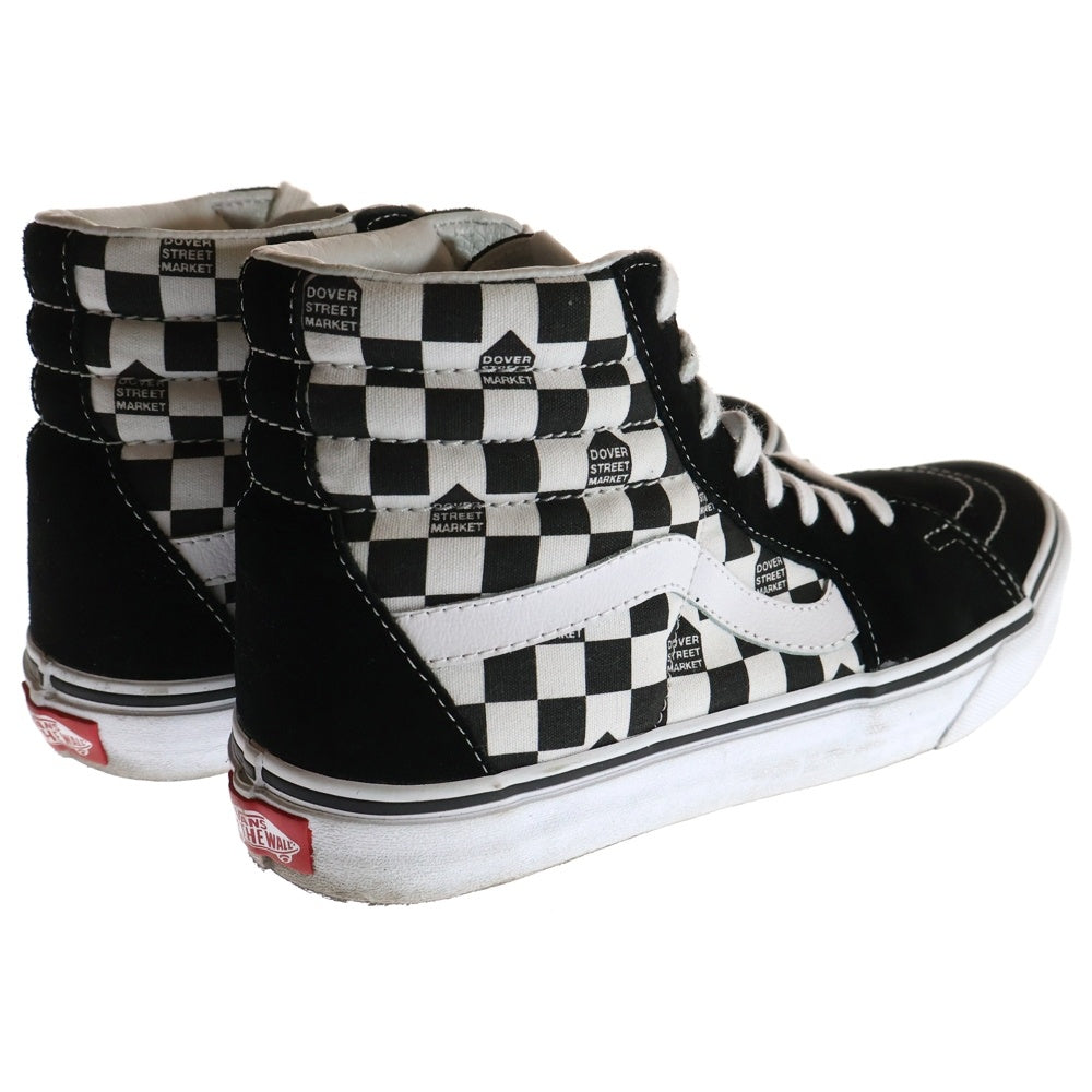 VANS(ヴァンズ) Sk8 Hi Dover Street Market スケート ハイ ドーバーストリートマーケット ローカットスニーカー US8/26.0cm ブラック/ホワイト