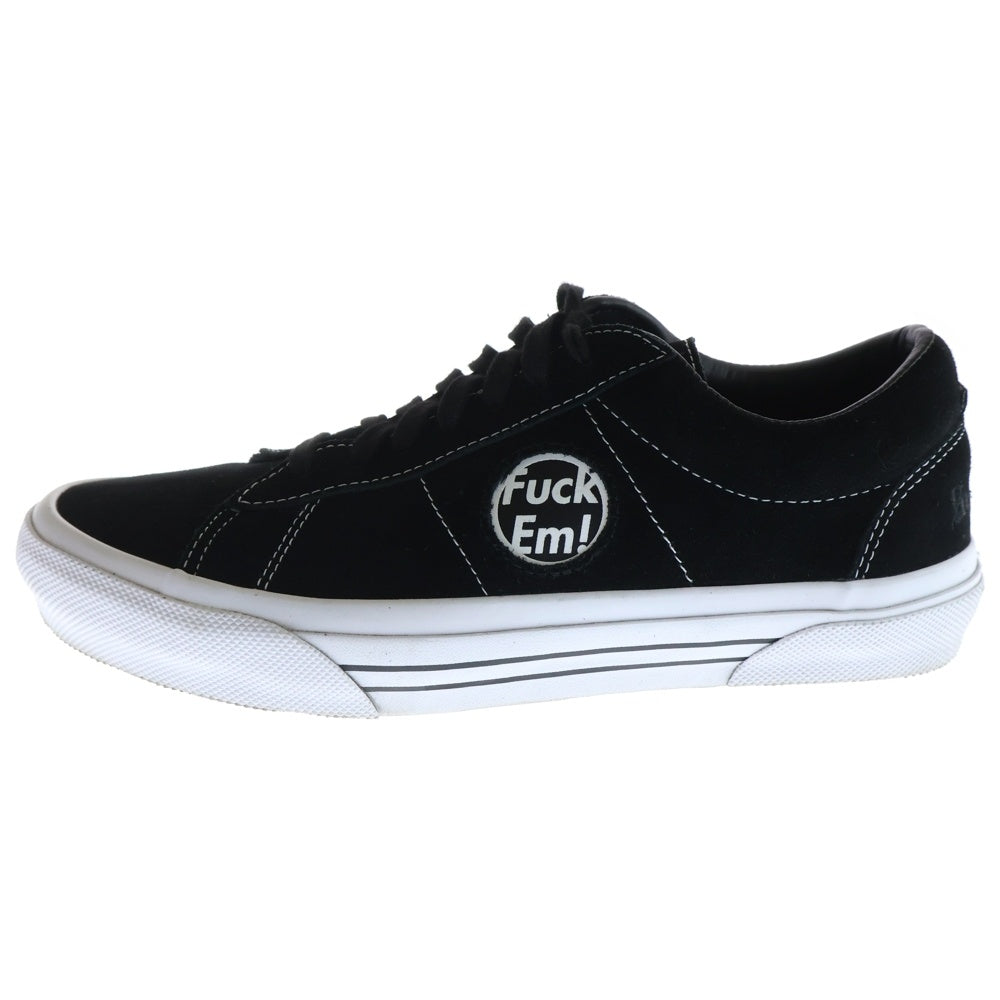 SUPREME(シュプリーム) ×VANS Skate Sid S Fuck Em スケート シッド シュプリーム ファックエム ブラック ローカットスニーカーシューズ US8/26.0cm ブラック