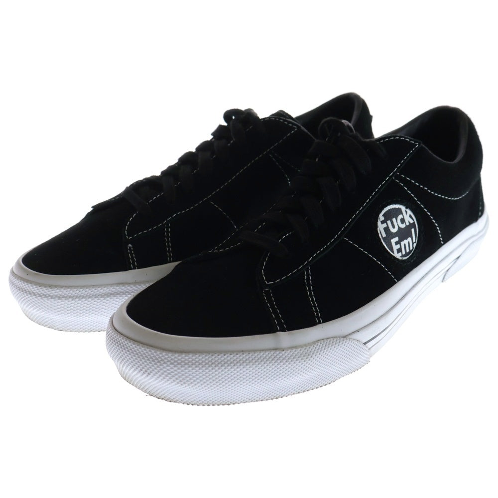 SUPREME(シュプリーム) ×VANS Skate Sid S Fuck Em スケート シッド シュプリーム ファックエム ブラック ローカットスニーカーシューズ US8/26.0cm ブラック