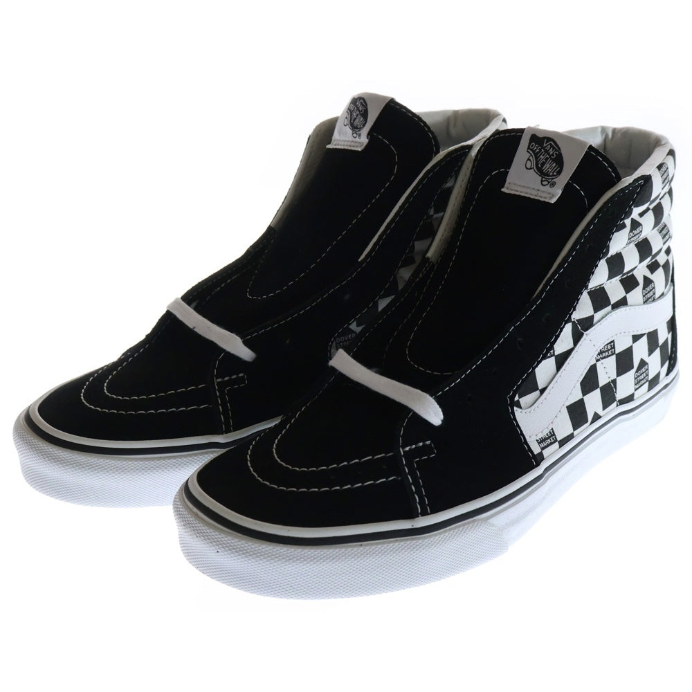 VANS(ヴァンズ) Sk8 Hi Dover Street Market スケート ハイ ドーバーストリートマーケット ローカットスニーカー US8/26.0cm ブラック/ホワイト
