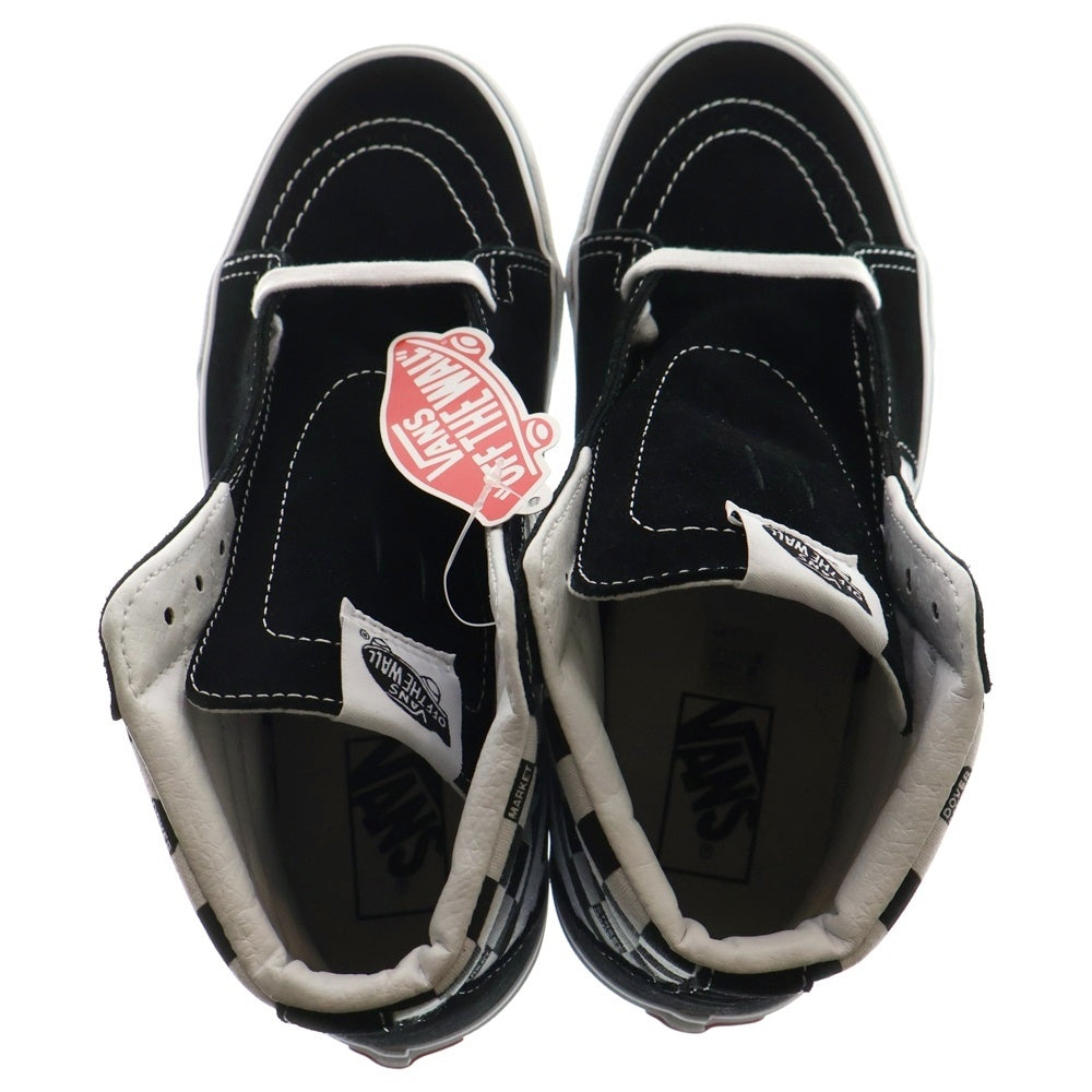 VANS(ヴァンズ) Sk8 Hi Dover Street Market スケート ハイ ドーバーストリートマーケット ローカットスニーカー US8/26.0cm ブラック/ホワイト