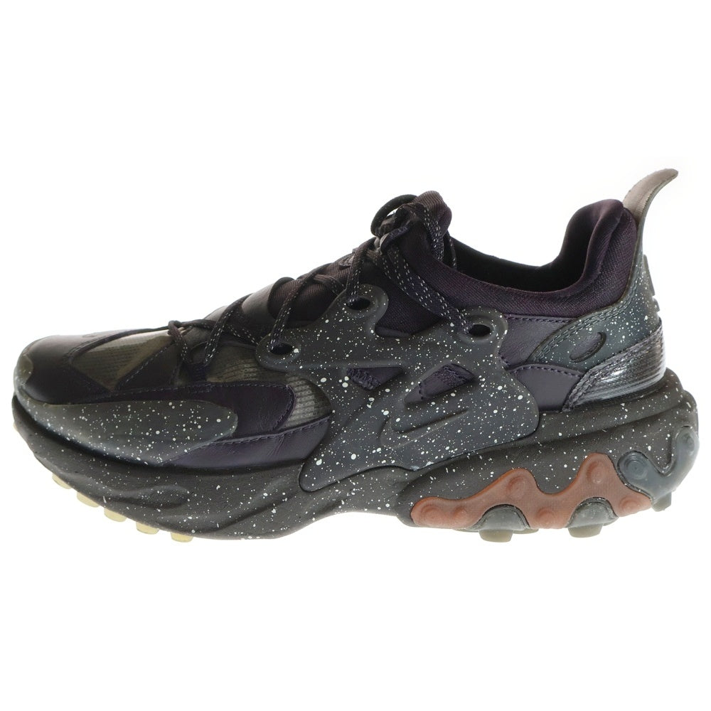 NIKE(ナイキ) ×UNDERCOVER REACT PREST MAHOGANY アンダーカバー リアクトプレスト マホガニー ハイカットスニーカー US8/26.0cm パープル
