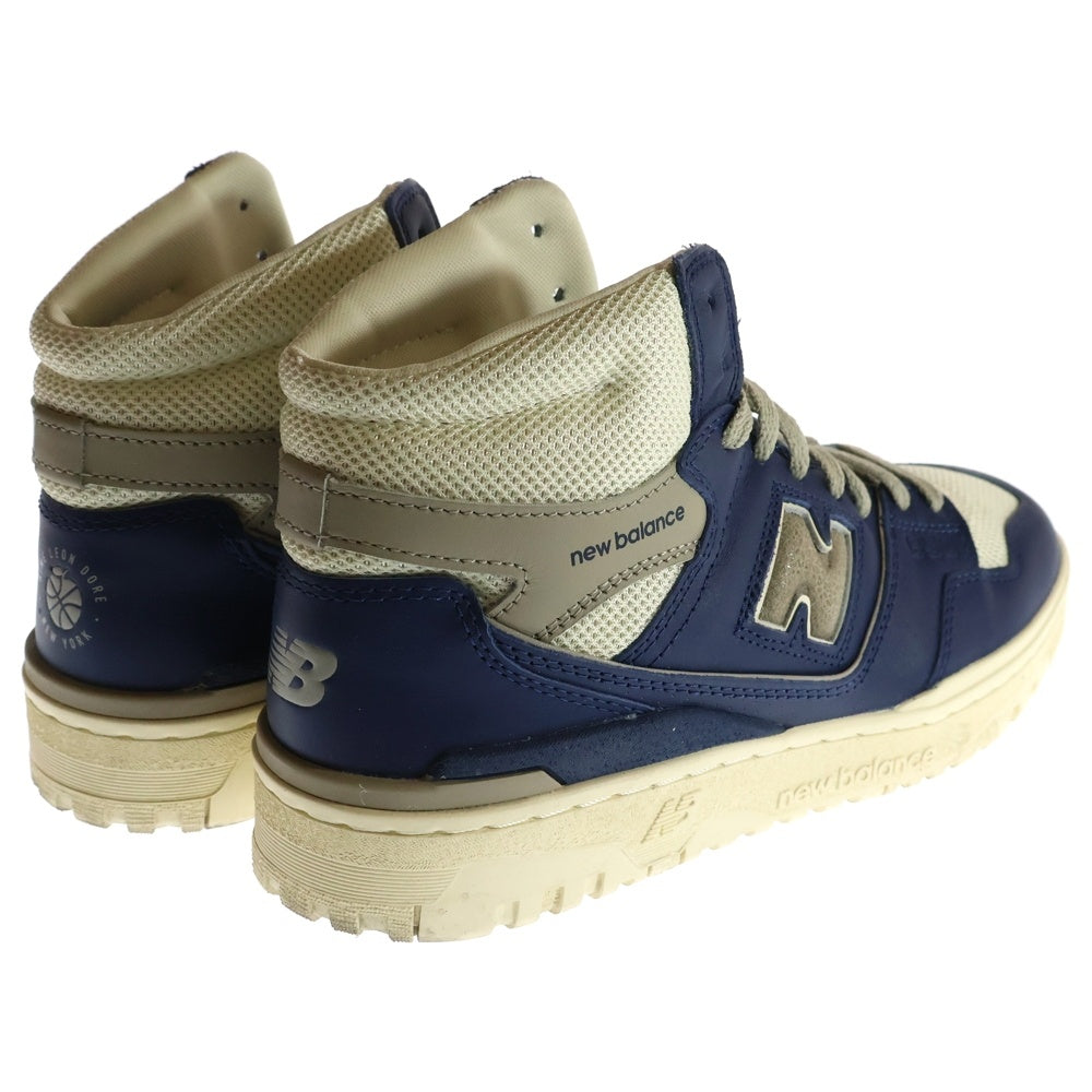 New Balance(ニューバランス) ×AIME LEON DORE BB650RB1 エメ レオン ドレ ハイカットスニーカー US8.5/26.5cm ネイビー