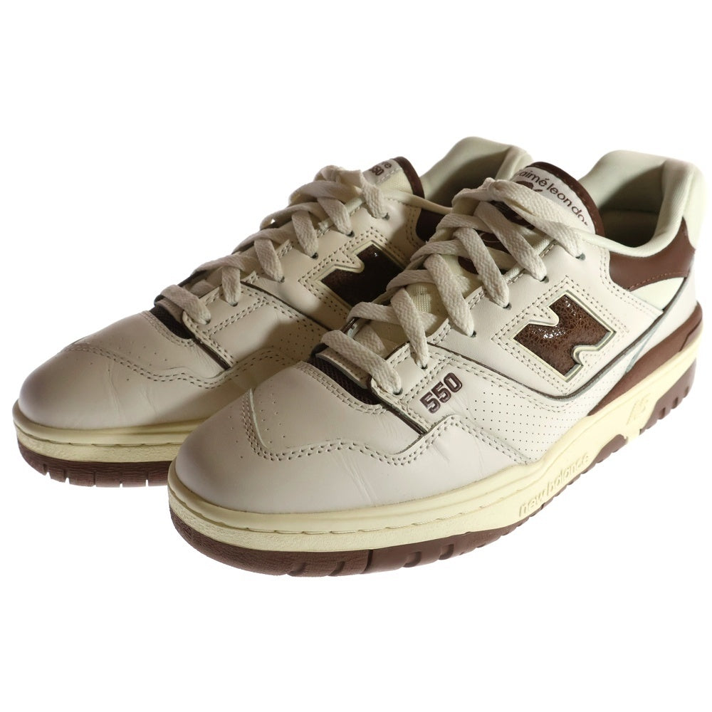 New Balance(ニューバランス) ×AIME LEON DORE BB550AB1 エメ レオン ドレ ローカットスニーカー US8.5/26.5cm ベージュ