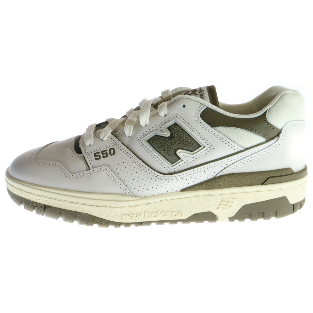 New Balance(ニューバランス) ×AIME LEON DORE BB550AD1 エメ レオン ドレ ローカットスニーカー US8.5/26.5cm ホワイト