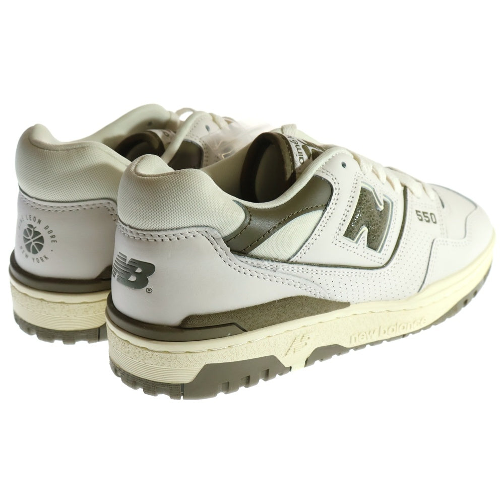 New Balance(ニューバランス) ×AIME LEON DORE BB550AD1 エメ レオン ドレ ローカットスニーカー US8.5/26.5cm ホワイト