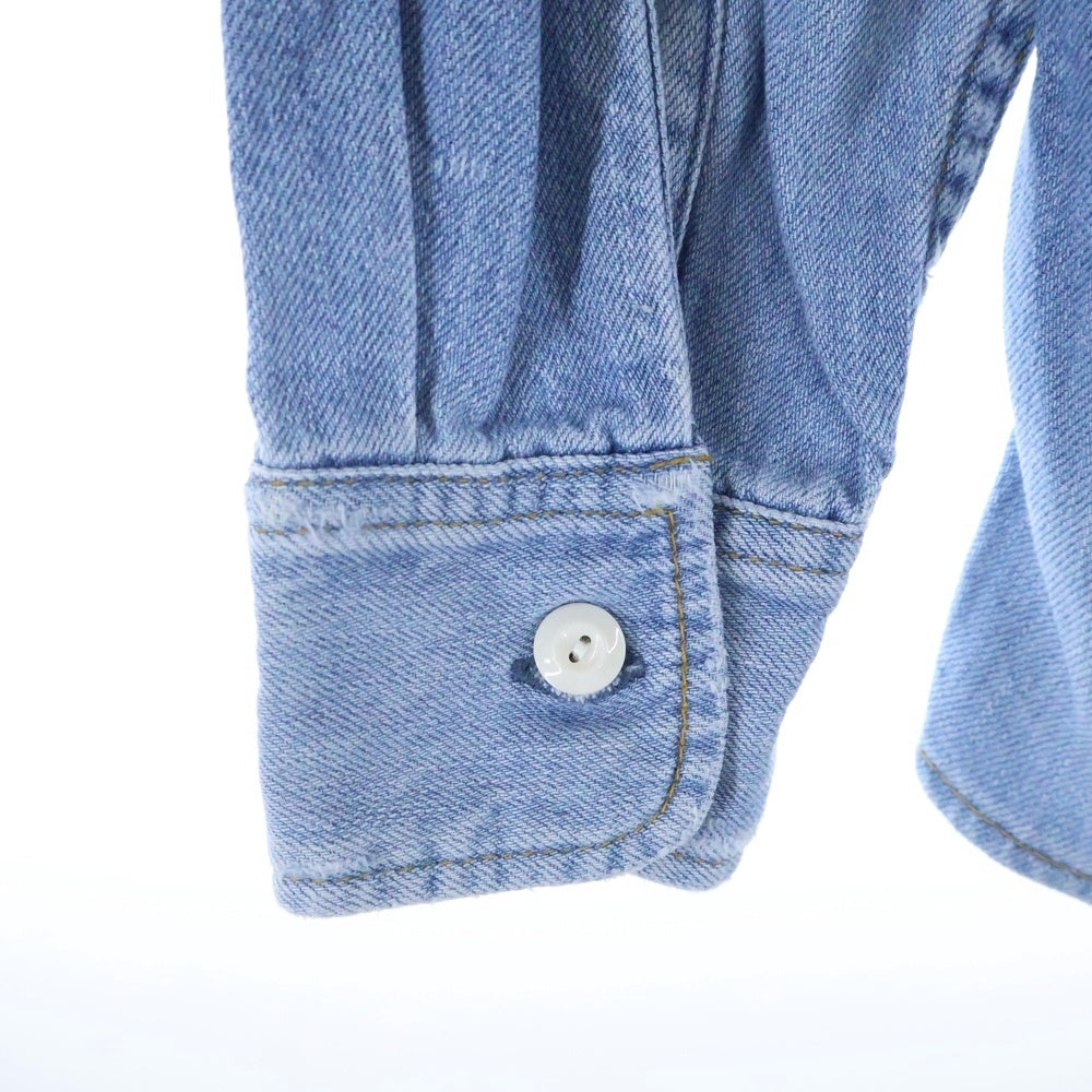RON HERMAN(ロンハーマン) 18SS ワッペン デニムシャツ インディゴ