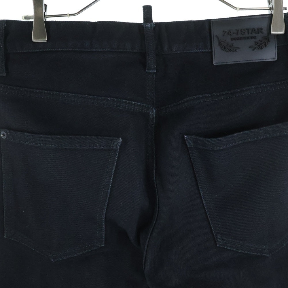 DSQUARED2(ディースクエアード) 17AW デニム スケータージーンズ ブラック S74LB0220 S30564