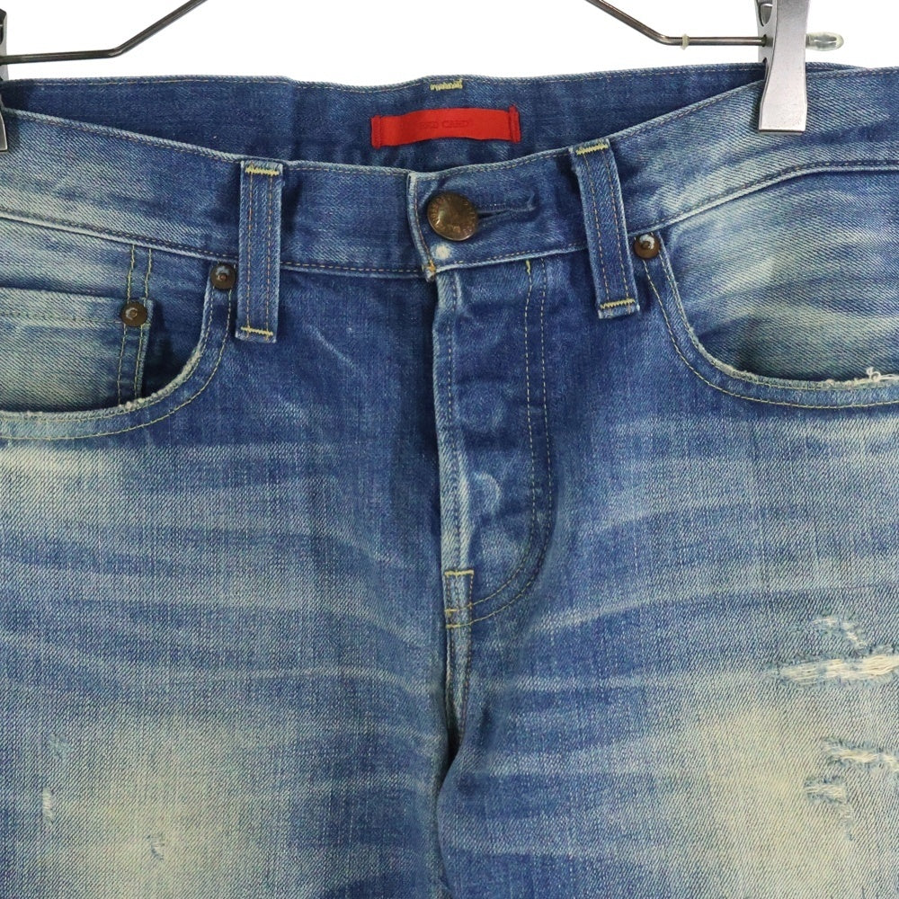 RED CARD(レッドカード) 16SS RHYTHM 16878 ダメージ加工 デニムパンツ インディゴ