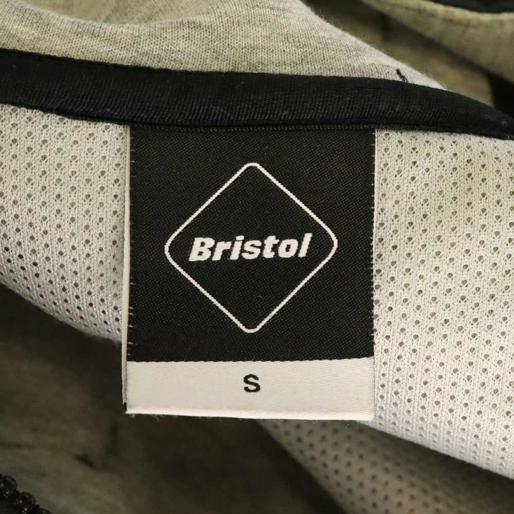 F.C.R.B./F.C.Real Bristol/FCRB(エフシーアールビー/エフシーレアルブリストル) 18AW VENTILATION HOODY FCRB-189029 ベンチレーションフーディー ジップアップパーカー グレー/ブラック