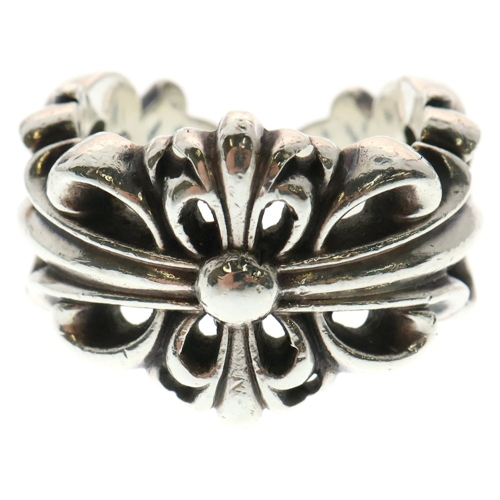 CHROME HEARTS(クロムハーツ) DBL FLRL CRS ダブルフローラルクロス リング シルバー BCA390