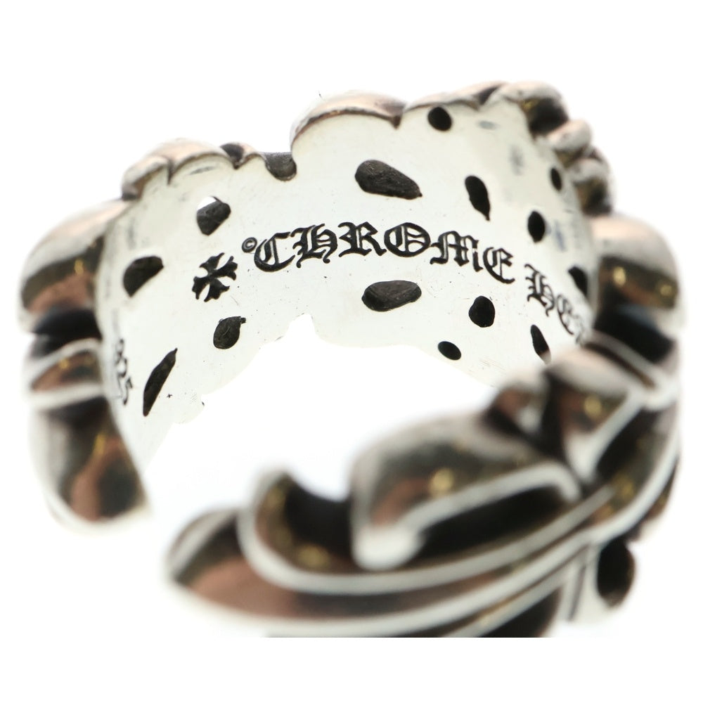 CHROME HEARTS(クロムハーツ) DBL FLRL CRS ダブルフローラルクロス リング シルバー BCA390