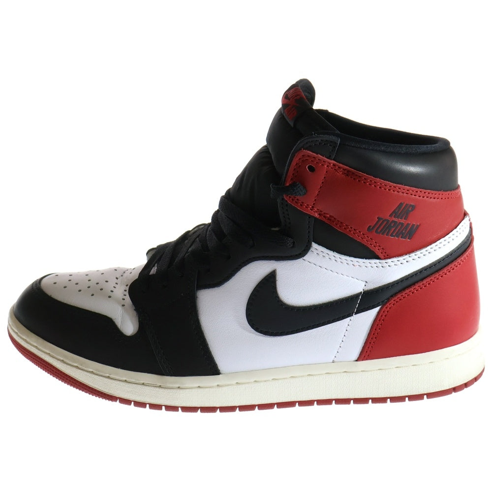 NIKE(ナイキ) AIR JORDAN 1 RETRO HIGH OG BLACK TOE REIMAGINED DZ5485-106 エアジョーダン1 レトロ OG ブラックトゥリイマジンド ハイカットスニーカー US10.5/28.5cm