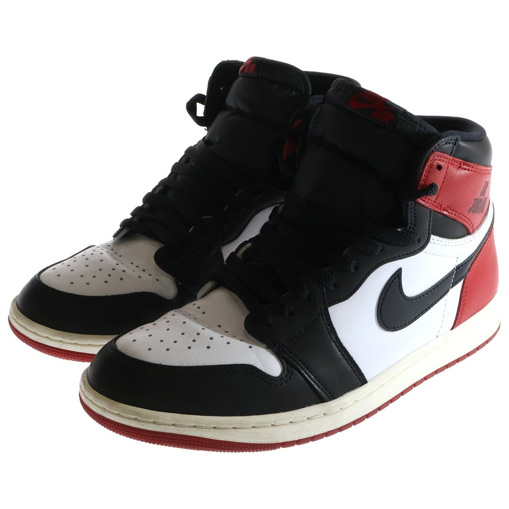 NIKE(ナイキ) AIR JORDAN 1 RETRO HIGH OG BLACK TOE REIMAGINED DZ5485-106 エアジョーダン1 レトロ OG ブラックトゥリイマジンド ハイカットスニーカー US10.5/28.5cm