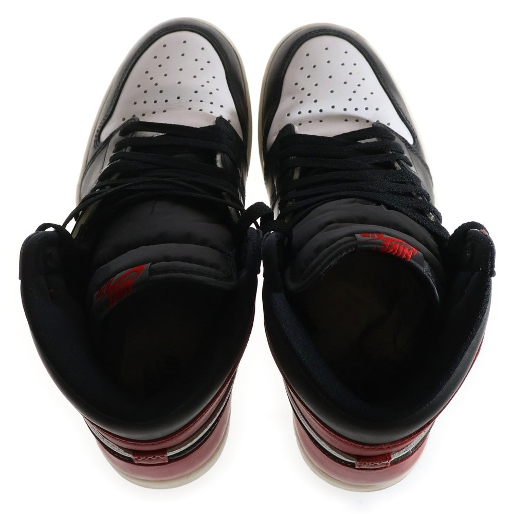 NIKE(ナイキ) AIR JORDAN 1 RETRO HIGH OG BLACK TOE REIMAGINED DZ5485-106 エアジョーダン1 レトロ OG ブラックトゥリイマジンド ハイカットスニーカー US10.5/28.5cm