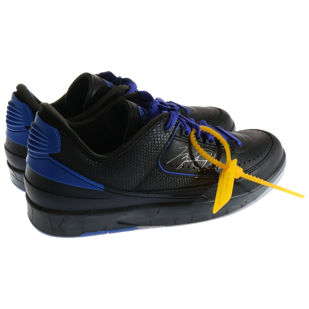 NIKE(ナイキ) ×OFF-WHITE AIR JORDAN 2 RETRO LOW SP DJ4375-004 オフホワイト エアジョーダン2 レトロ ローカットスニーカー ブラック/ブルー US11/29.0cm