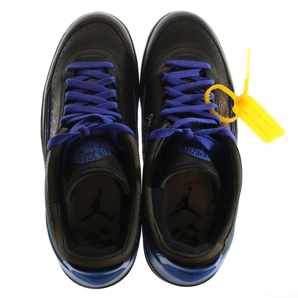 NIKE(ナイキ) ×OFF-WHITE AIR JORDAN 2 RETRO LOW SP DJ4375-004 オフホワイト エアジョーダン2 レトロ ローカットスニーカー ブラック/ブルー US11/29.0cm