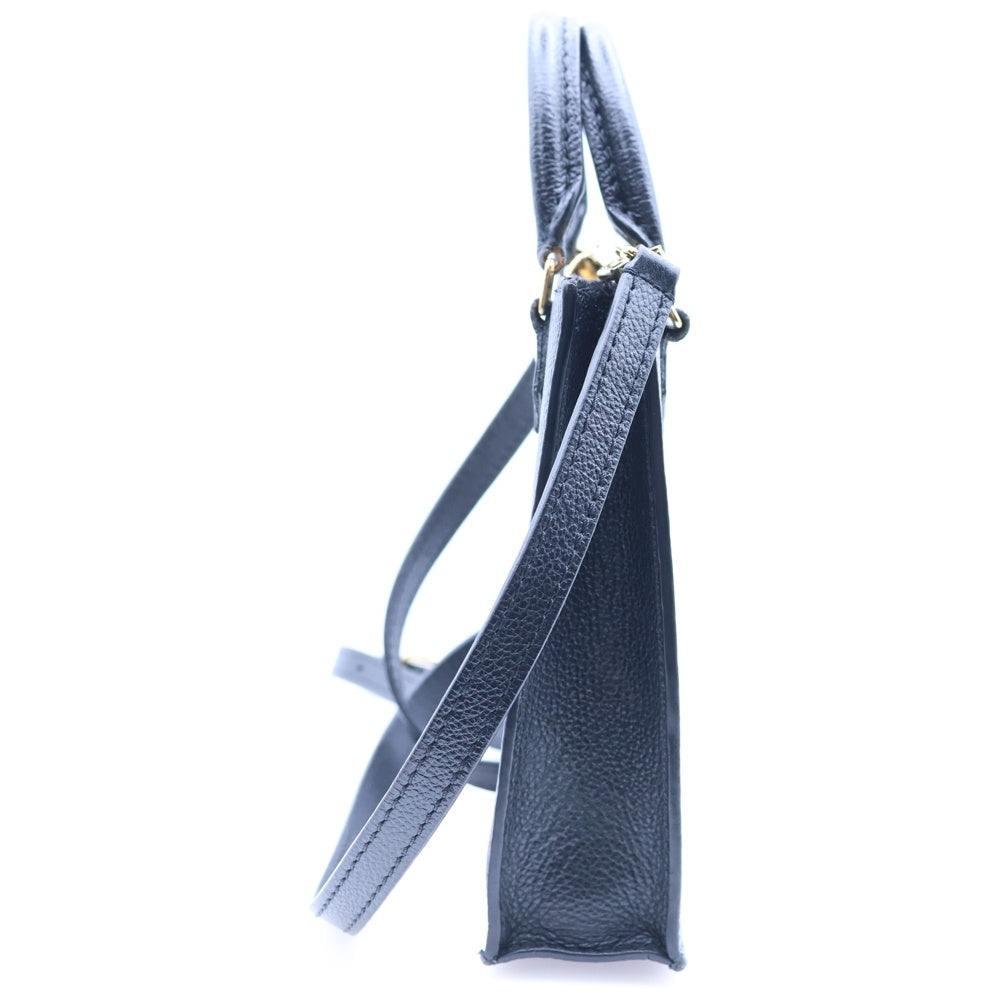 LOUIS VUITTON(ルイヴィトン) モノグラムアンプラント プティットサックプラ ショルダーバッグ ミニバッグ フォンショルダー ゴールド金具 レザーM81416 ブラック