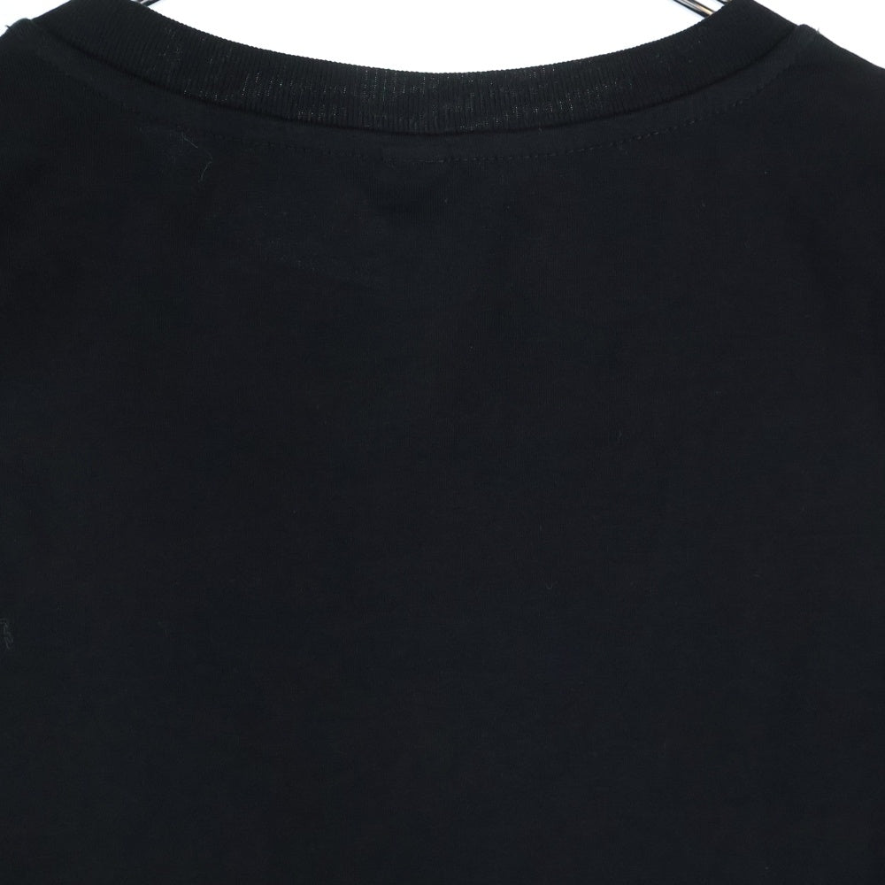 MOSCHINO(モスキーノ) BEARラインロゴプリント 半袖Tシャツ クルーネックカットソー ZUA1920 ブラック
