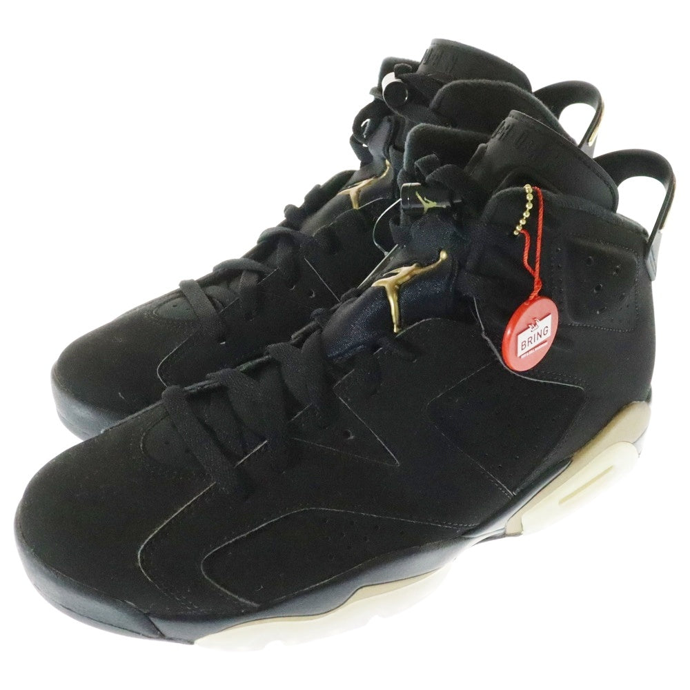 NIKE(ナイキ) AIR JORDAN6 RETRO DMP CT4954-007 エアジョーダン6 レトロ ハイカットスニーカー US10/28.0cm ブラック/ゴールド