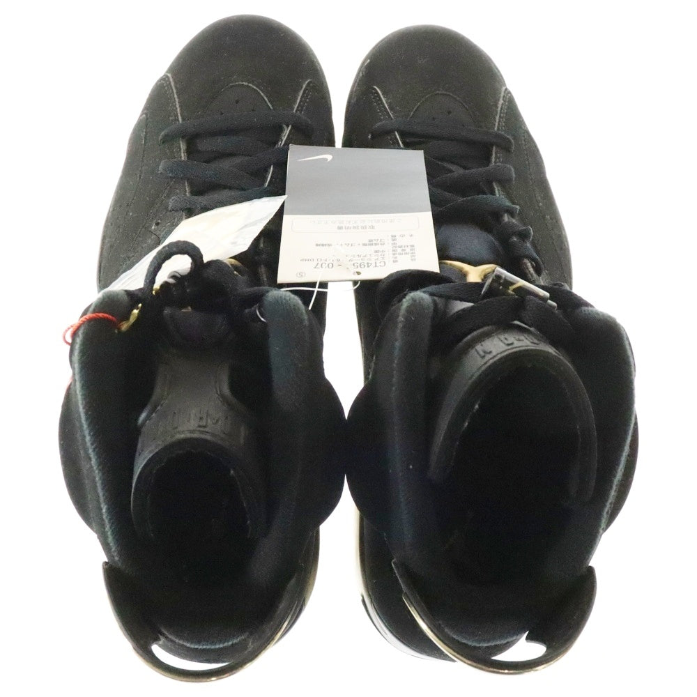 NIKE(ナイキ) AIR JORDAN6 RETRO DMP CT4954-007 エアジョーダン6 レトロ ハイカットスニーカー US10/28.0cm ブラック/ゴールド