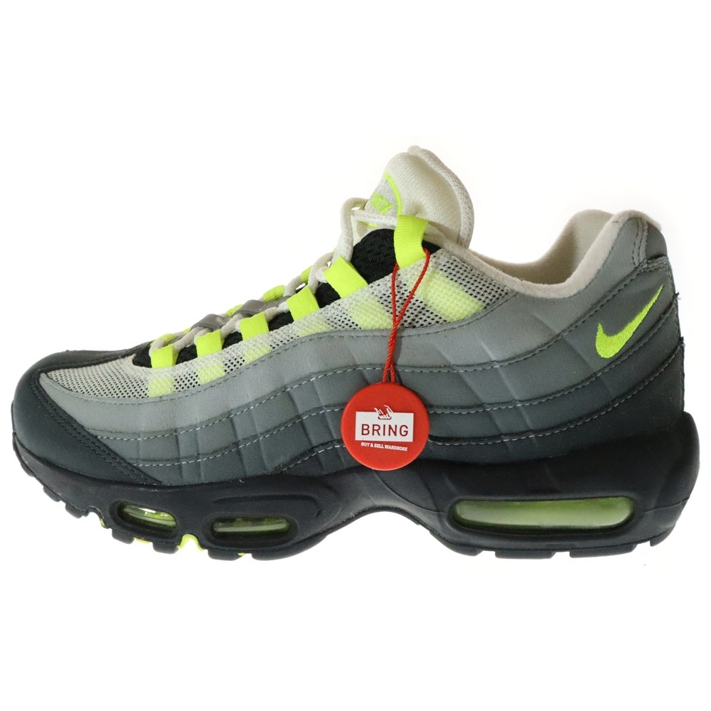 NIKE(ナイキ) AIR MAX 95 OG NEON YELLOW CT1689-001 エアマックス イエローグラデ ローカットスニーカー US9.5/27.5cm グレー/イエロー