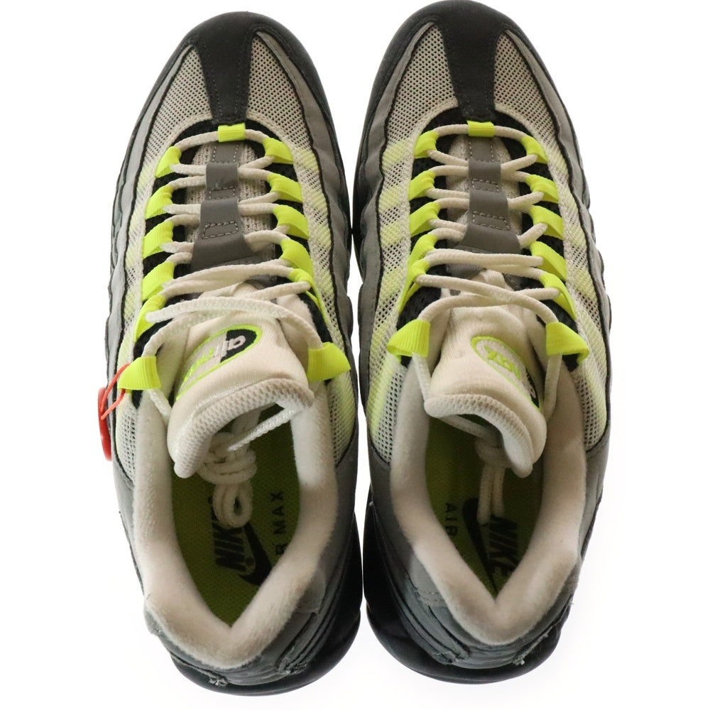 NIKE(ナイキ) AIR MAX 95 OG NEON YELLOW CT1689-001 エアマックス イエローグラデ ローカットスニーカー US9.5/27.5cm グレー/イエロー