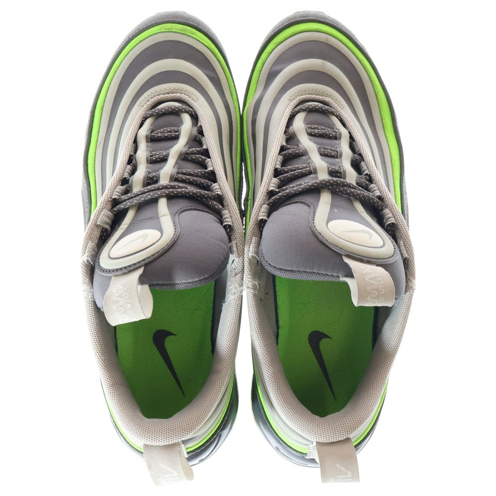 NIKE(ナイキ) AIR MAX 97 UTILITY GREY ELECTRIC GREEN BQ5615-002 エアマックス97 ユーティリティ グレー エレクトリック ローカットスニーカー US9.5/27.5cm グリーン