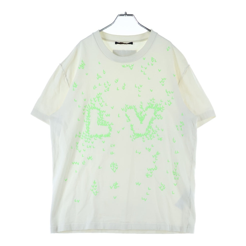 LOUIS VUITTON ルイヴィトン ポロシャツ 白 ホワイト 刺繍LV LOUIS VUITTON(ルイヴィトン) 22AW LVスプレッドエンブロイ